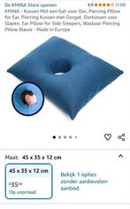 Piercing pillow kussen met gat voor oor, merk KMINA, Ophalen of Verzenden, Zo goed als nieuw, Wit, Vierkant