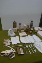 Verzameling oude geboorte baby en kraamartikelen benodigdhed, Ophalen of Verzenden