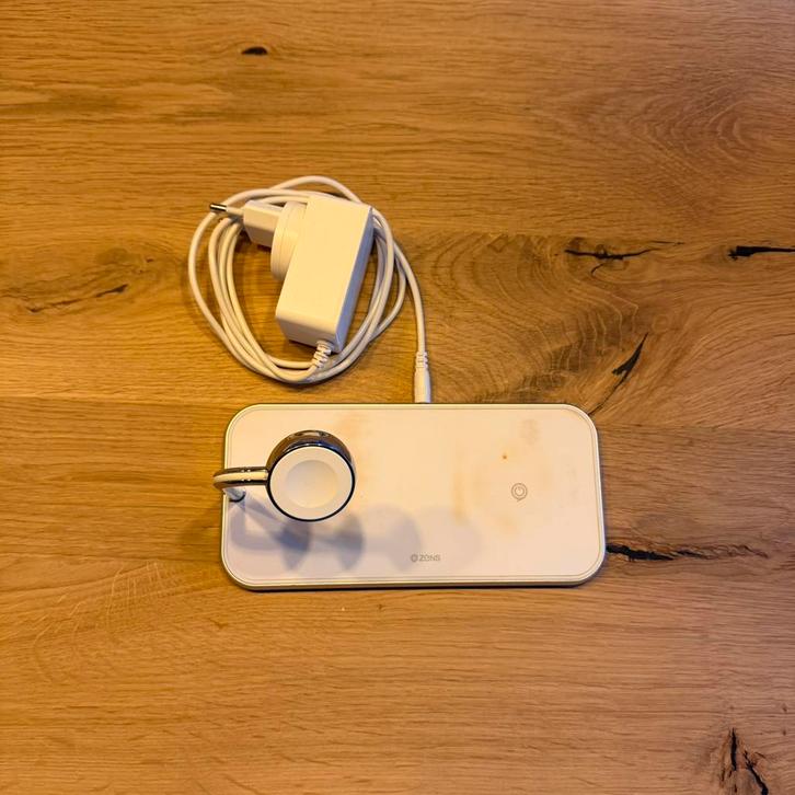 Zens draadloze oplader iPhone & Apple Watch, Telecommunicatie, Mobiele telefoons | Telefoon-opladers, Zo goed als nieuw, Apple iPhone
