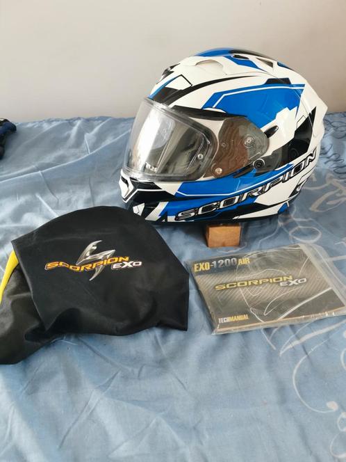 Scorpion exo 1200 air, Motoren, Kleding | Motorhelmen, Overige merken, Tweedehands, Ophalen