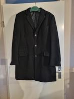 Zwarte wollen/cashmere heren winterjas Tailor&Son, maat 52, Kleding | Heren, Kostuums en Colberts, Maat 52/54 (L), Ophalen of Verzenden