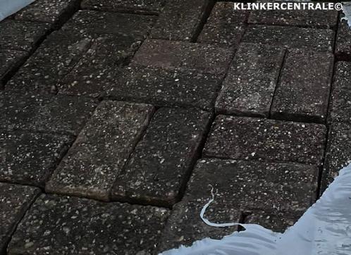 ROOIKORTING 219m2 heide gemêleerd betonklinkers straatstenen, Tuin en Terras, Tegels en Klinkers, Gebruikt, Klinkers, Beton, 10 m² of meer