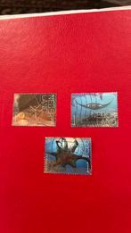 Nederland 2024 3 x zegels natuur onderwater, Postzegels en Munten, Postzegels | Nederland, Verzenden, Gestempeld