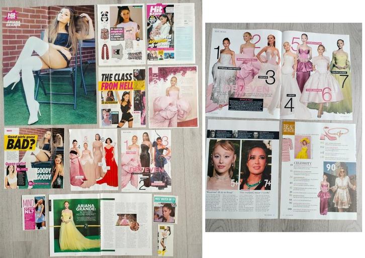 Ariane Grande verzameling tijdschriften artikelen megaposter, Verzamelen, Muziek, Artiesten en Beroemdheden, Zo goed als nieuw