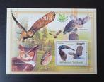 Togo 2011 Vogels Uilen Michel blok 589 postfris, Postzegels en Munten, Postzegels | Thematische zegels, Verzenden, Postfris, Dier of Natuur