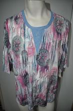 JKL44 Tshirt Roze blauw maat XXXL Nieuw, Kleding | Dames, Grote Maten, Ophalen of Verzenden, Nieuw, Blauw, Shirt of Top