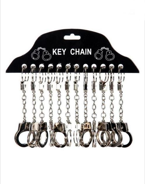sleutelhangers, handboei, man, vrouw, hobby, biker, rocker, Verzamelen, Sleutelhangers, Nieuw, Overige typen, Ophalen of Verzenden