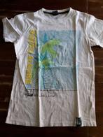 Wit shirt met print voor jongen maat 164, Ophalen of Verzenden, Gebruikt, Jongen, Shirt of Longsleeve