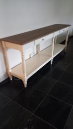 Sidetable met twee laden, Ophalen, 200 cm of meer, Zo goed als nieuw, 25 tot 50 cm