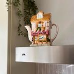 Vintage Engelse keramieken theepot - Barber Shaves, Antiek en Kunst, Ophalen of Verzenden