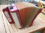 Hohner Corona II 3-rijer GCF, Muziek en Instrumenten, Accordeons, Ophalen of Verzenden, Gebruikt, Hohner, Met riemen