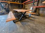 Picknicktafel X koker 100x40 Voorraadmodel €320 korting!, Ophalen, Nieuw, Rechthoekig