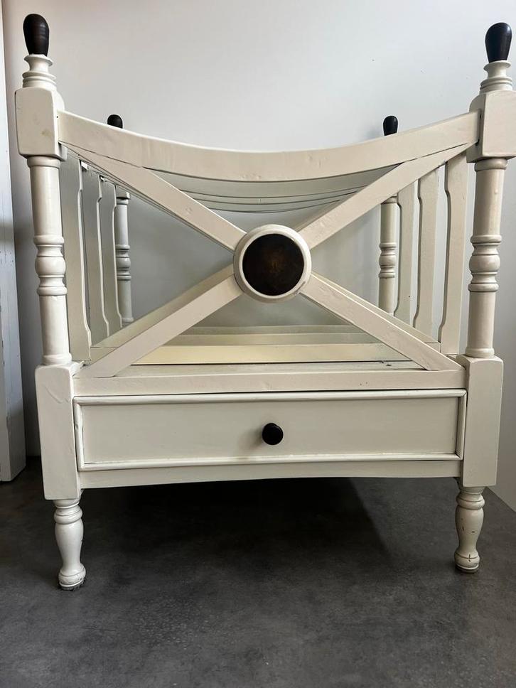 Landelijke lectuurbak meubel met lade van Hout merk Rofra, Huis en Inrichting, Kasten | Dressoirs, Gebruikt, 50 tot 100 cm, 25 tot 50 cm