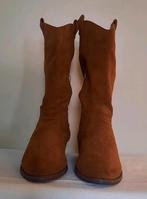 Cognac Suède stof Cowboy Laarzen Dames - Maat 40, Kleding | Dames, Schoenen, Bruin, Lage of Enkellaarzen, Ophalen of Verzenden