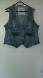 Nieuw gilet spijkerstof, Kleding | Dames, Ophalen of Verzenden, Nieuw, Blauw, Jasje