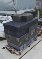 Partij stapelblokken 60x15x15 antraciet, Tuin en Terras, Ophalen, Blok, Nieuw, Beton
