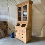 Buffetkast - 100 cm - met kleppen - teakhout - TTM Wonen, TTM Wonen, Meubels – (Perzische) Tapijten en Woonaccessoires, 200 cm of meer