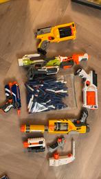 Pakket vol met nerf guns + pijltjes, Ophalen, Zo goed als nieuw