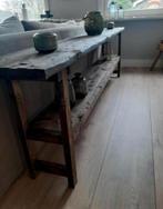 Robuuste landelijke sidetable - TV meubel, Huis en Inrichting, Tafels | Sidetables, Ophalen