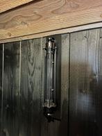 Stoere zwarte wandlamp ( 3 stuks ), Staal, Wandlamp, Ophalen of Verzenden, Netvoeding