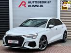 Audi A3 Sportback 30 TFSI S edition Matrix/Navi/LaneAssist, Gebruikt, Euro 6, Wit, Origineel Nederlands