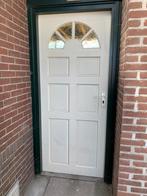 Houten deur, Doe-het-zelf en Verbouw, Deuren en Horren, 80 tot 100 cm, Ophalen of Verzenden, Zo goed als nieuw, 200 tot 215 cm