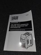Hbm 1100w aggregaat nieuw, Doe-het-zelf en Verbouw, Aggregaten, Ophalen, Nieuw, Minder dan 5 kVA, Benzine