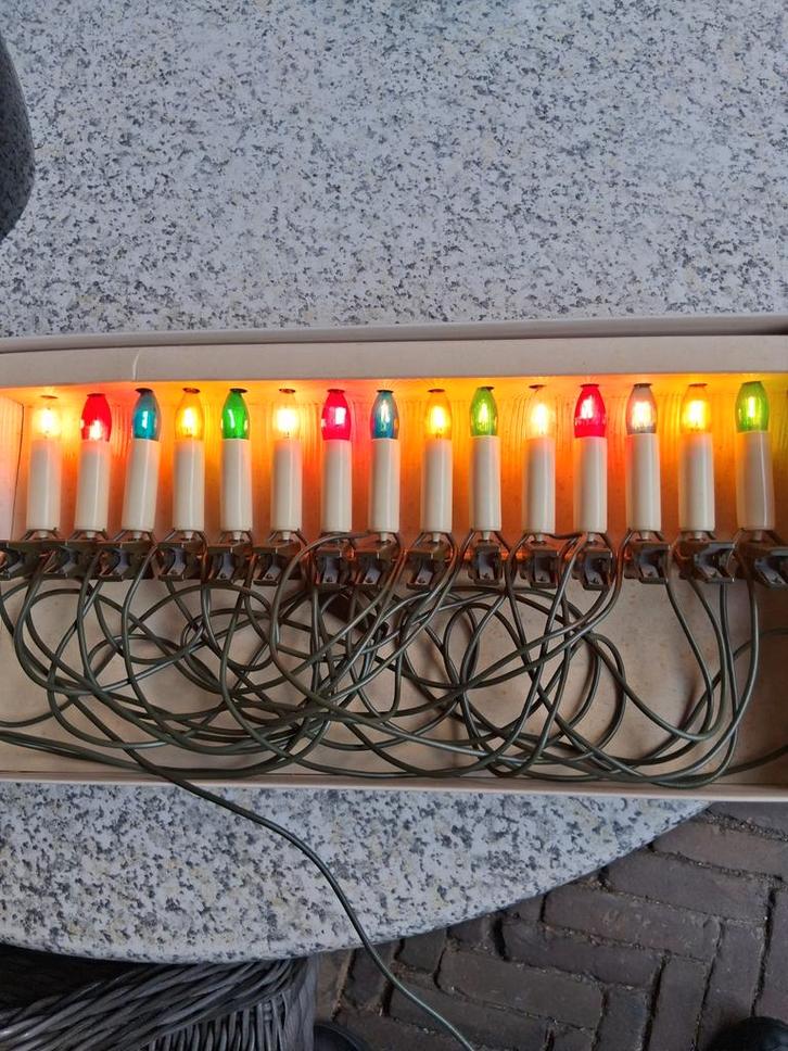 oude / vintage kerstverlichting., Diversen, Kerst, Gebruikt, Ophalen of Verzenden