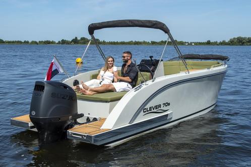 Direct vaarklaar I Clever 70s Tender I Zomeractie!, Watersport en Boten, Sloepen, Nieuw, 70 pk of meer, 6 meter of meer, Benzine