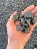 Zwart basalt split 21m2, Tuin en Terras, Grind, Keien en Split, Ophalen, Antraciet, Zo goed als nieuw, Split
