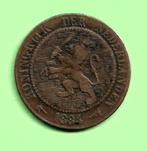 2 1/2 Cent 1884 in mindere kwaliteit, Postzegels en Munten, Munten | Nederland, Overige waardes, Koning Willem III, Losse munt