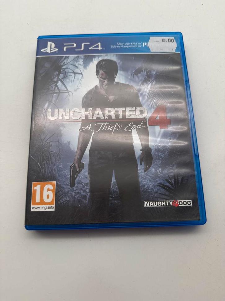 Uncharted 4: A Thief's End (PS4), Spelcomputers en Games, Games | Sony PlayStation 4, Gebruikt, Ophalen of Verzenden