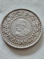 Marokko 500 francs mohammed V, Postzegels en Munten, Munten | Afrika, Ophalen of Verzenden, Overige landen, Zilver