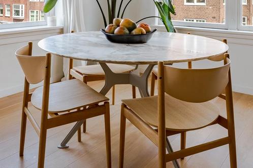 Bolia Apelle Eetkamer stoelen eiken (4x), Huis en Inrichting, Stoelen, Vier, Hout, Bruin, Ophalen