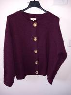 Bordeaux vest trui, Kleding | Dames, Truien en Vesten, Moocci, Verzenden, Nieuw, Rood