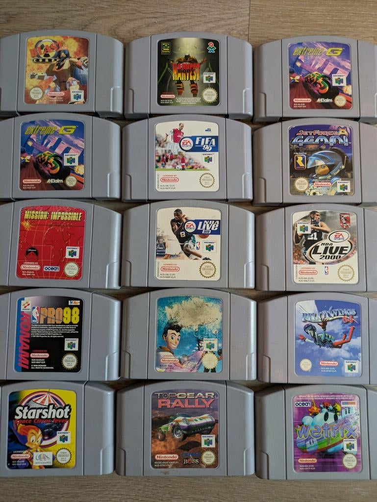 Nintendo 64 10€ games, Spelcomputers en Games, Games | Nintendo 64, Zo goed als nieuw, Sport, 3 spelers of meer, Vanaf 3 jaar