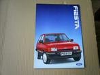 Ford Fiesta o.a. XR2 / S / Ghia 7 / 1986 24 pag., Verzenden, Zo goed als nieuw, Ford