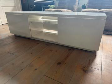 TV meubel Ikea BYÅS hoogglans wit