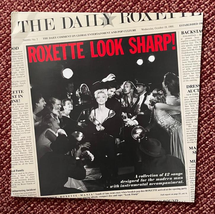 Roxette - Look Sharp, Cd's en Dvd's, Vinyl | Pop, Gebruikt, 1980 tot 2000, 12 inch, Ophalen of Verzenden