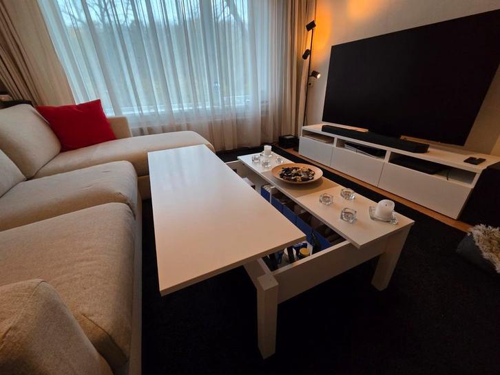 IKEA Trulstorp salontafel wit, Huis en Inrichting, Tafels | Salontafels, Zo goed als nieuw, Minder dan 50 cm, 50 tot 100 cm, 50 tot 100 cm