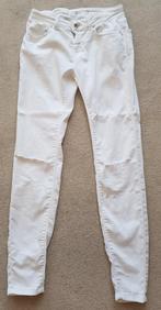 Skinny broek maat s wit rekstof dames kleding broeken  , Lang, Wit, Zo goed als nieuw, Maat 36 (S)