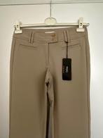 H189 Nieuw: Angels Cici Luxe: maat 36/38=S/M broek L32 taupe, Nieuw, Ophalen of Verzenden, Angels, Maat 36 (S)