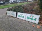 2 grolsch platen tekoop, Tuin en Terras, Tuinschermen, Ophalen, Kunststof, Gebruikt, 150 tot 200 cm