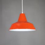 Industriele hanglamp emaille Nordisk Solar, Deens design, Minder dan 50 cm, Gebruikt, Vintage, Ophalen of Verzenden