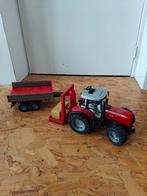 Bruder Tractor Massey Ferguson + Onderdelen, Ophalen, Gebruikt