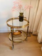 Hollywood Regency Bar Trolley / Barcart / serveerwagen, Ophalen, 50 tot 100 cm, Zo goed als nieuw, 25 tot 50 cm