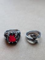 Set mannen en vrouwenringen merk Outlaw, Sieraden, Tassen en Uiterlijk, Ringen, Ophalen of Verzenden, Dame of Heer, Zilver, Zilver