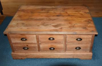 Salontafel teak 12 laden beschikbaar voor biedingen