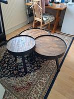 Mooie ronde tafels, Huis en Inrichting, Tafels | Salontafels, Ophalen, Rond, 50 tot 100 cm, Zo goed als nieuw