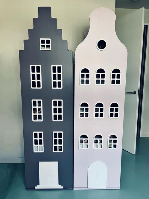 2 originele This is Dutch kinderkledingkasten, Huis en Inrichting, Kasten | Kledingkasten, Gebruikt, 150 tot 200 cm, 50 tot 100 cm
